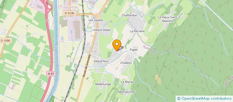 localisation de l'entreprise PETITS RATS DE PONTCHARRA  PONTCHARRA