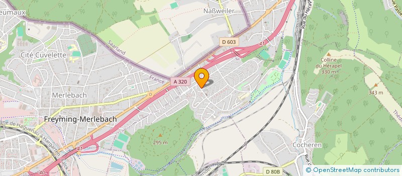 localisation de l'entreprise PETITS SCARABEES 57  COCHEREN