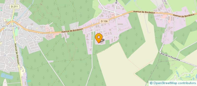 localisation de l'entreprise PETITS TRAVAUX  ET SERVICES DE L'AMENAGEMENT EXTERIEUR à SAINT-JEAN-D'ILLAC