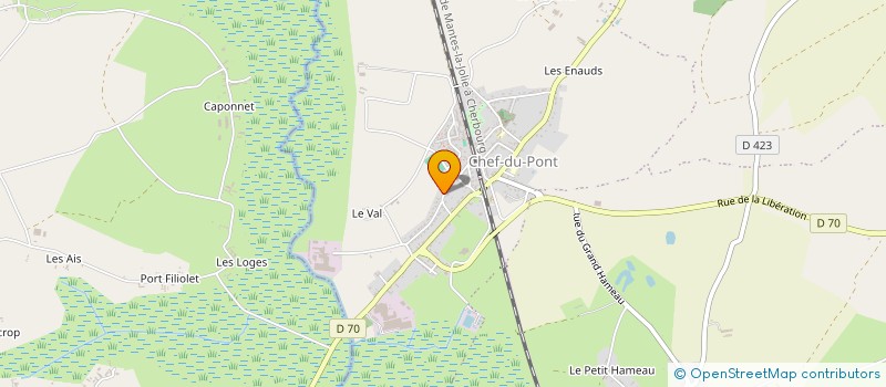 localisation de l'entreprise PETITVAL à CARENTAN-LES-MARAIS