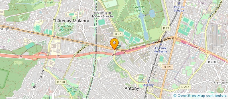 localisation de l'entreprise PETLIB  CHATENAY-MALABRY