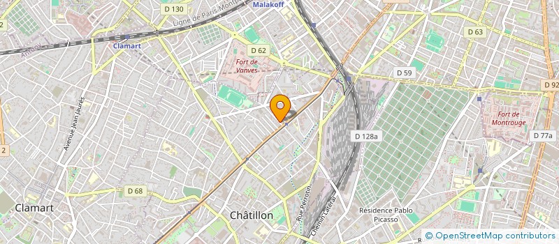 localisation de l'entreprise PETMIE  CHATILLON