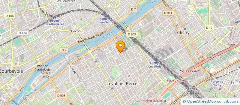 localisation de l'entreprise PETOIN à LEVALLOIS-PERRET