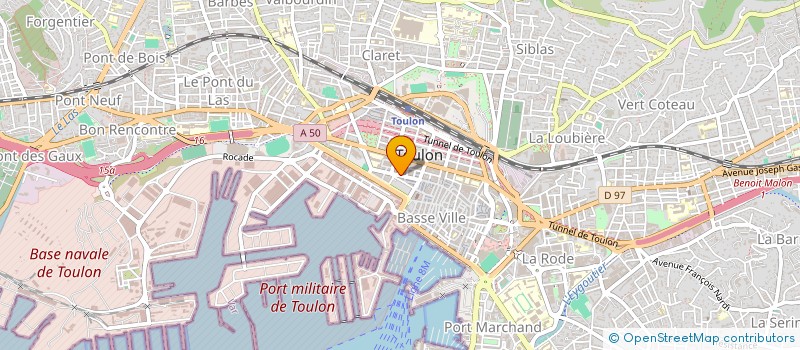 localisation de l'entreprise PETOLE à TOULON