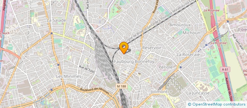 localisation de l'entreprise PETOPLAST à TOULOUSE