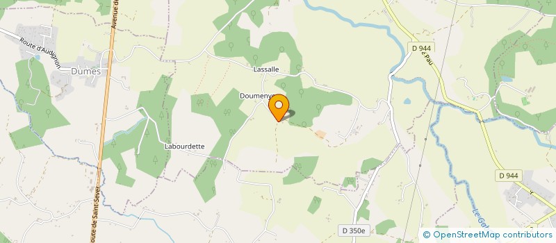 localisation de l'entreprise PETOUYA  EYRES-MONCUBE