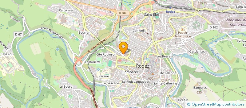localisation de l'entreprise PETR CENTRE OUEST AVEYRON à RODEZ