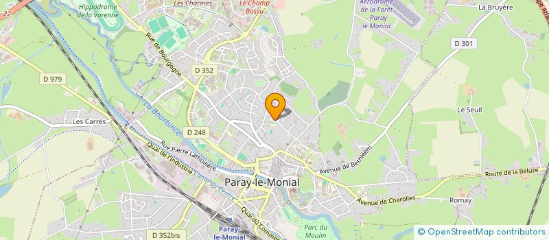 localisation de l'entreprise PETR DU PAYS CHAROLAIS BRIONNAIS à PARAY-LE-MONIAL