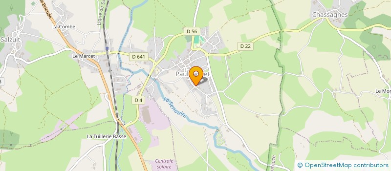 localisation de l'entreprise PETR PAYS DE LAFAYETTE à PAULHAGUET