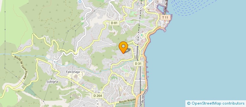 localisation de l'entreprise PETRA à BASTIA