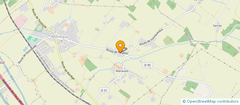 localisation de l'entreprise PETRA  MONTLAUR