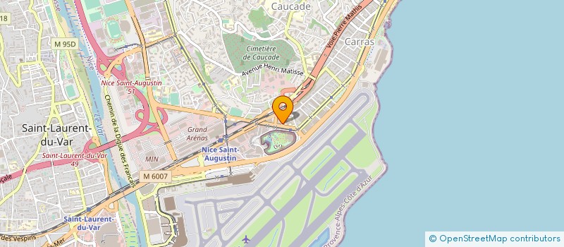 localisation de l'entreprise PETRA à NICE