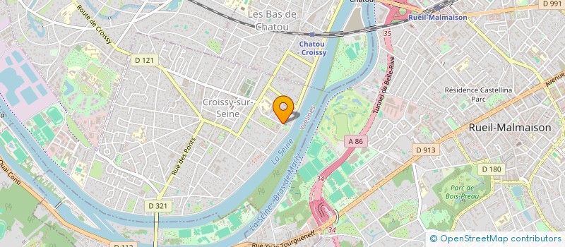 localisation de l'entreprise PETRA  CROISSY-SUR-SEINE