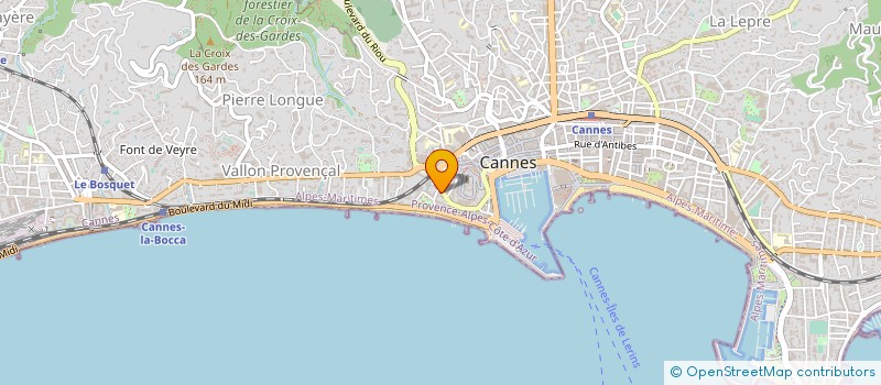 localisation de l'entreprise PETRA  CANNES