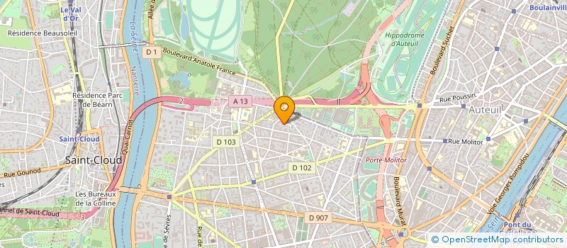 localisation de l'entreprise PETRA à BOULOGNE-BILLANCOURT
