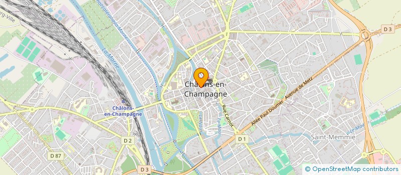 localisation de l'entreprise PETRA  CHALONS-EN-CHAMPAGNE