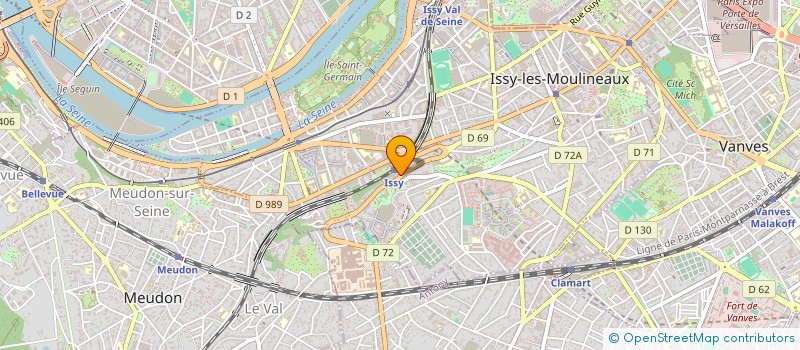 localisation de l'entreprise PETRA  ISSY-LES-MOULINEAUX