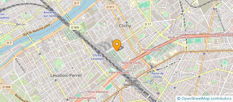 localisation de l'entreprise PETRA CAPITAL à CLICHY