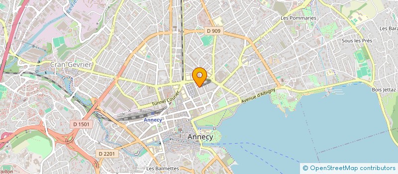 localisation de l'entreprise PETRA FARGES à ANNECY