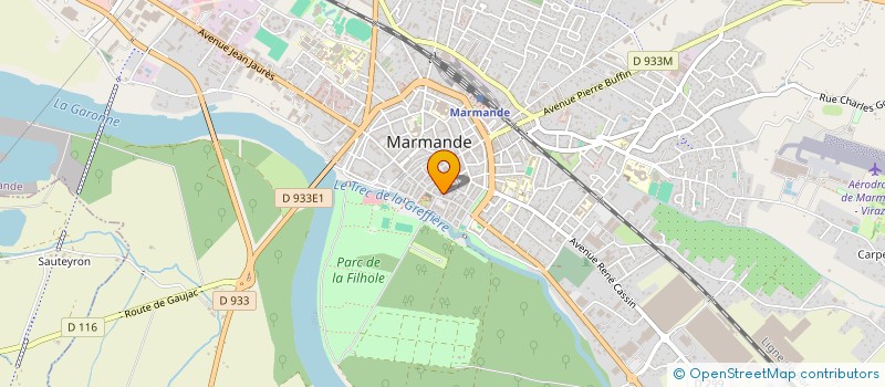 localisation de l'entreprise PETRA GARO  MARMANDE