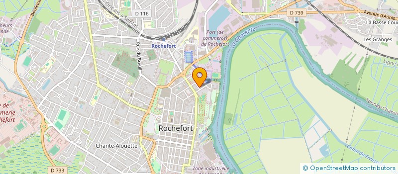 localisation de l'entreprise PETRA GEST  ROCHEFORT