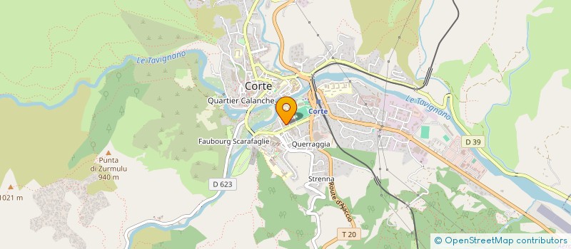 localisation de l'entreprise PETRA PINZUTA à CORTE