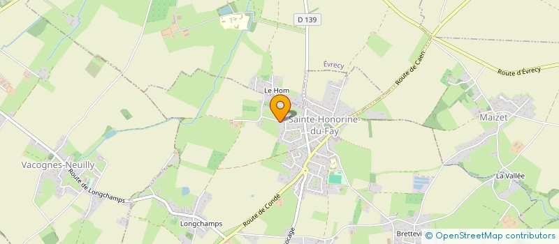 localisation de l'entreprise PETRA SCI  SAINTE-HONORINE-DU-FAY