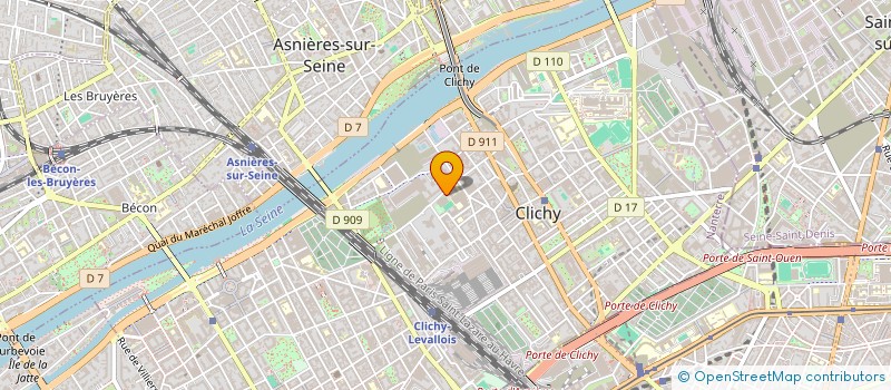 localisation de l'entreprise PETRA SERVICES à CLICHY