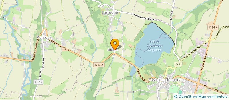 localisation de l'entreprise PETRA SOLUTIONS  LARROQUE