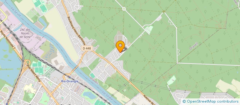 localisation de l'entreprise PETRAEA à DRAVEIL