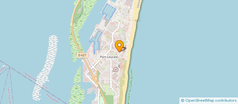 localisation de l'entreprise PETRAK  LEUCATE
