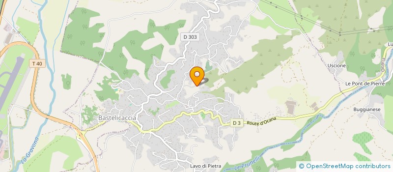 localisation de l'entreprise PETRE ALTE à BASTELICACCIA
