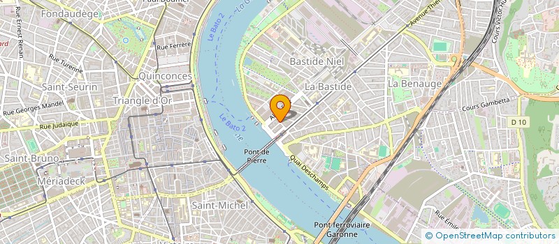 localisation de l'entreprise PETREAU &  CO  BORDEAUX