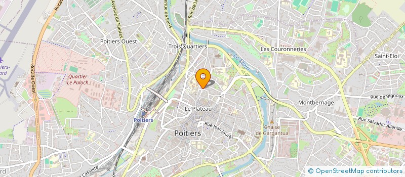 localisation de l'entreprise PETREAU JEAN YVES ET ROUVREAU MICHELLE  POITIERS