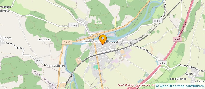 localisation de l'entreprise PETRENKO DEMENAGEMENTS  SAINT-MARTORY