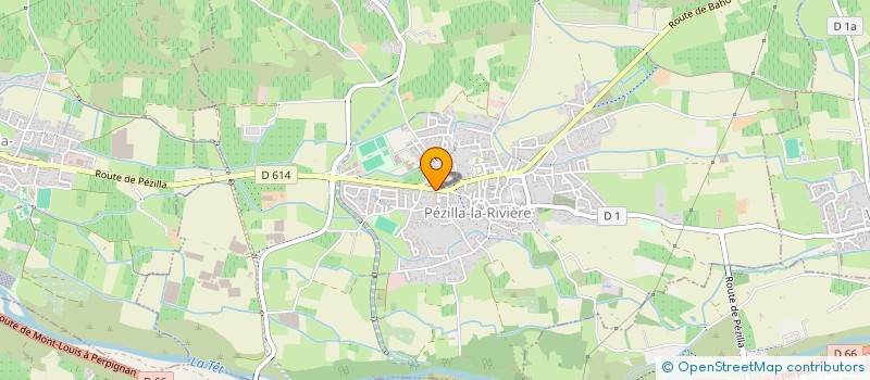 localisation de l'entreprise PETRI  PEZILLA-LA-RIVIERE