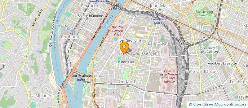 localisation de l'entreprise PETRICCA  LYON