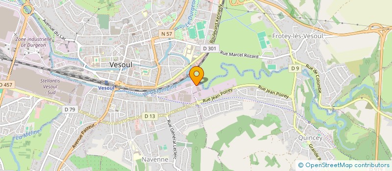 localisation de l'entreprise PETRICHOR  VESOUL