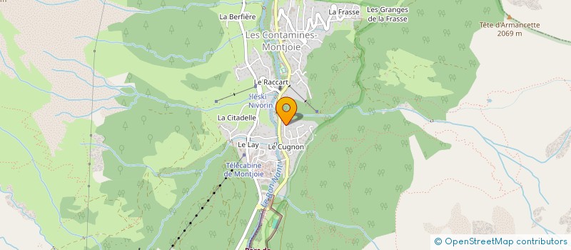 localisation de l'entreprise PETRICHOR à LES CONTAMINES-MONTJOIE