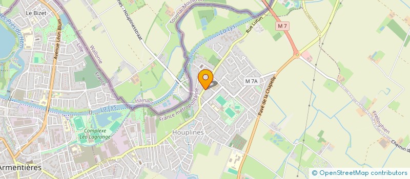 localisation de l'entreprise PETRICOR  HOUPLINES