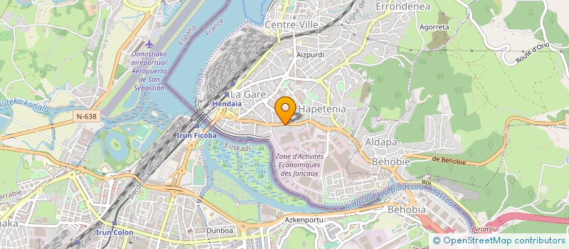 localisation de l'entreprise PETRICOR IBERICA  HENDAYE