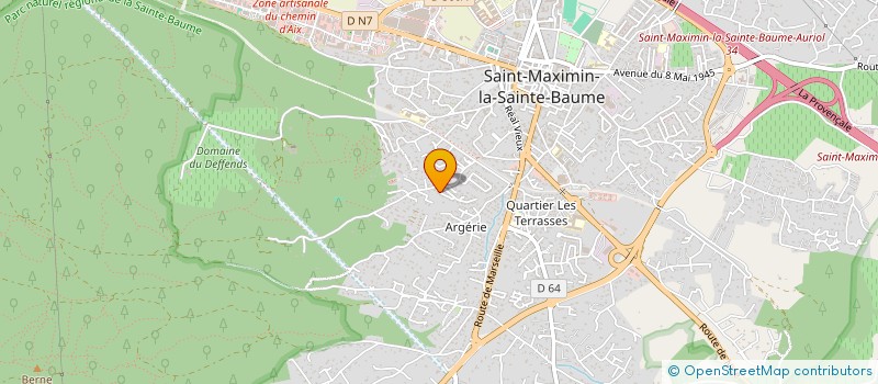 localisation de l'entreprise PETRIER  SAINT-MAXIMIN-LA-SAINTE-BAUME