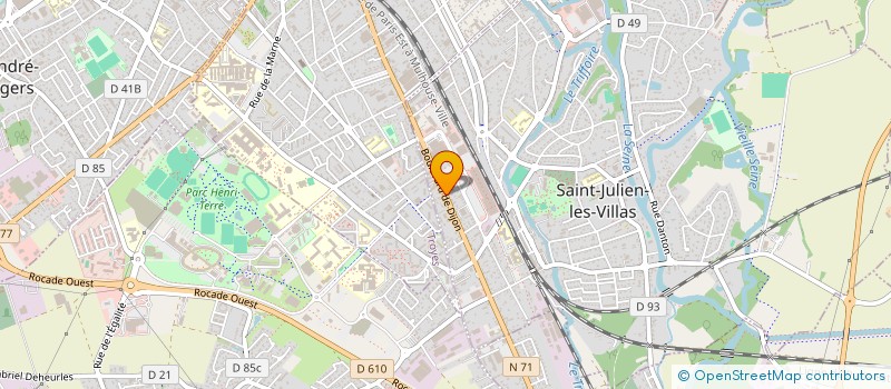 localisation de l'entreprise PETRIN MAGIQUE  SAINT-JULIEN-LES-VILLAS