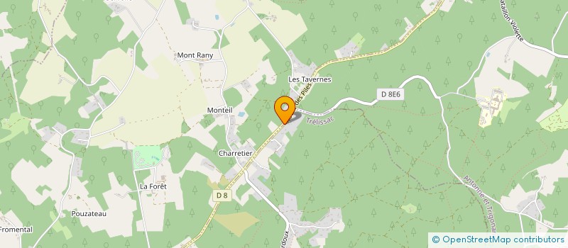 localisation de l'entreprise PETRO CORP  TRELISSAC