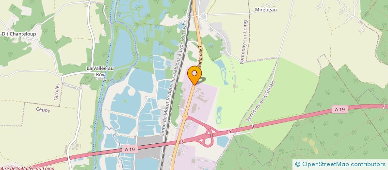 localisation de l'entreprise PETRO DOLLAR à FONTENAY-SUR-LOING