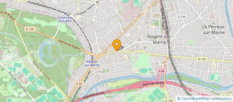 localisation de l'entreprise PETRO POLYMER à NOGENT-SUR-MARNE
