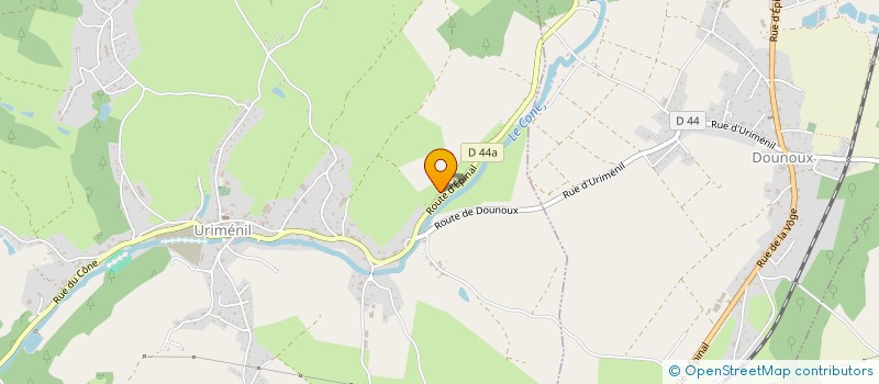 localisation de l'entreprise PETROBOIS à URIMENIL