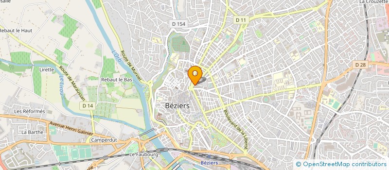 localisation de l'entreprise PETROCITERNE à BEZIERS