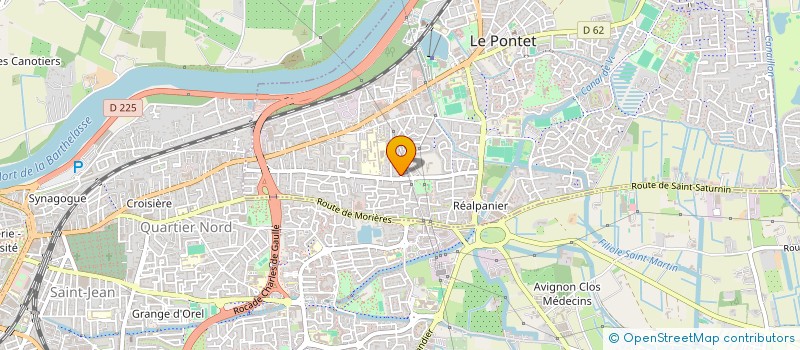 localisation de l'entreprise PETROFER  LE PONTET