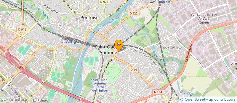 localisation de l'entreprise PETROGAZ EQUIPEMENT à SAINT-OUEN-L'AUMONE